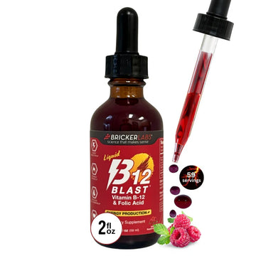 Bricker Labs Liquid B-12 Blast with Folic Acid