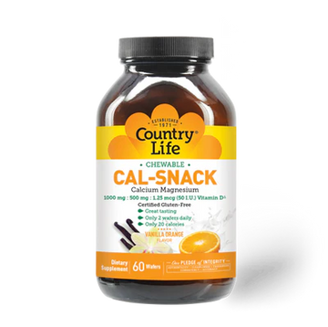 Country Life Chewable Cal-Snack, Calcium-Magnesium