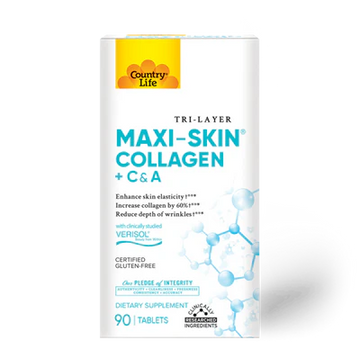 Country Life Maxi-Skin® Collagen + C&A Tablets
