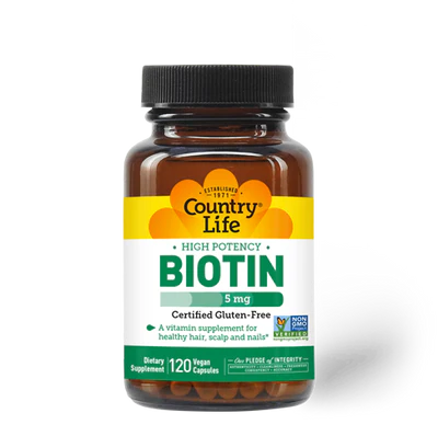 Country Life High Potency Biotin 5 mg