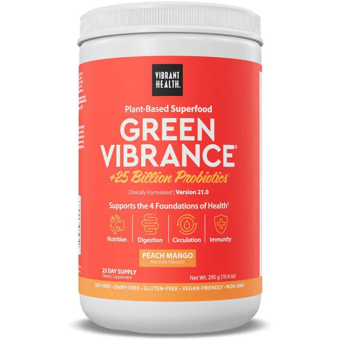 Vibrant Health Green Vibrance Peach Mango