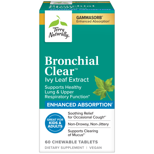 Terry Naturally Bronchial Clear Ivy Leaf Extract Chewable