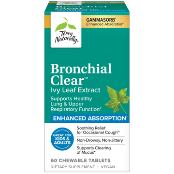 Terry Naturally Bronchial Clear Ivy Leaf Extract Chewable