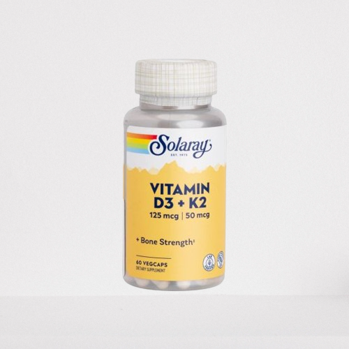 Solaray Vitamin D3 + K2 60