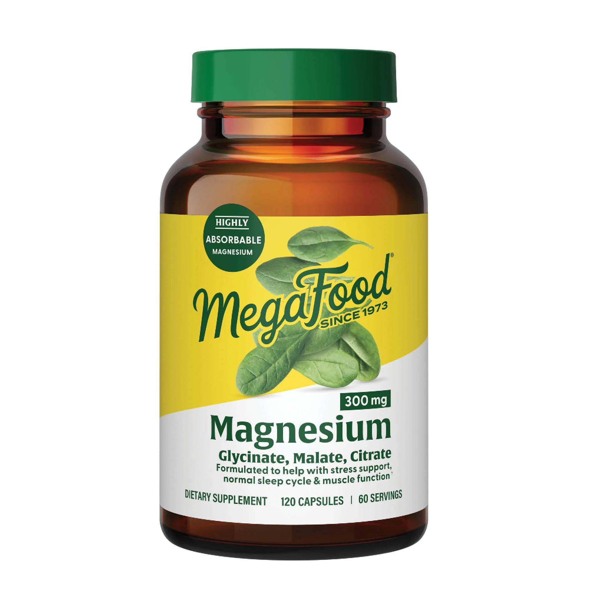 MegaFood Magnesium 300 mg Capsules
