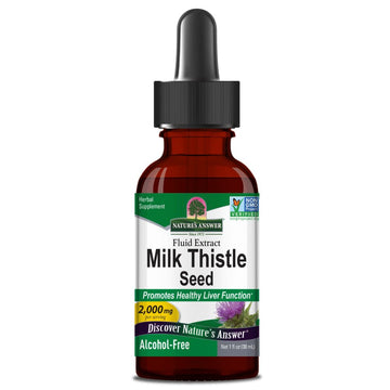 Nature's Answer Milk Thistle Seed Extract 2000 Mg Alcohol free