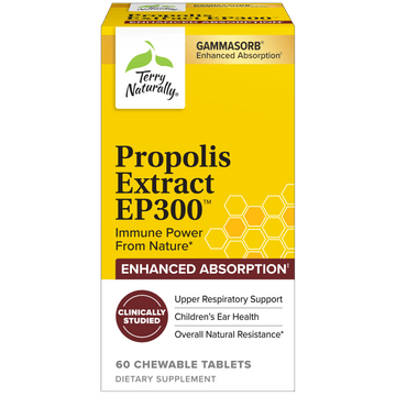 Terry Naturally Propolis Extract EP300 Chewable Tablet with Gammasorb